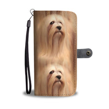 Load image into Gallery viewer, Cute Lhasa Apso Dog Print Wallet Case-Free Shipping