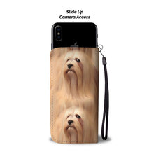Load image into Gallery viewer, Cute Lhasa Apso Dog Print Wallet Case-Free Shipping