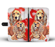 Load image into Gallery viewer, Cocker Spaniel Wallet Case- Free Shipping