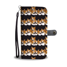 Load image into Gallery viewer, Cardigan Welsh Corgi Pattern Print Wallet Case-Free Shipping