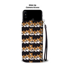 Load image into Gallery viewer, Cardigan Welsh Corgi Pattern Print Wallet Case-Free Shipping