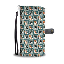 Load image into Gallery viewer, Cavalier King Charles Spaniel Pattern Print Wallet Case-Free Shipping
