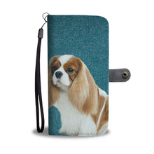 Load image into Gallery viewer, Cute Cavalier King Charles Spaniel Dog Print Wallet Case-Free Shipping