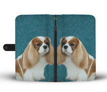 Load image into Gallery viewer, Cute Cavalier King Charles Spaniel Dog Print Wallet Case-Free Shipping