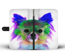 Load image into Gallery viewer, Chihuahua Dog Art Print Wallet Case-Free Shipping
