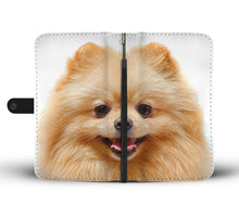 Load image into Gallery viewer, Cute Pomeranian Dog Print Wallet Case-Free Shipping