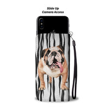 Load image into Gallery viewer, Bulldog Print Wallet Case-Free Shipping