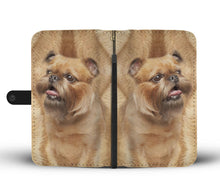 Load image into Gallery viewer, Brussels Griffon Dog Print Wallet Case-Free Shipping