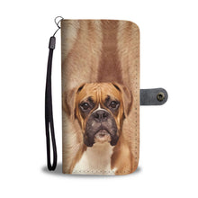 Load image into Gallery viewer, Boxer Dog Print Wallet Case-Free Shipping