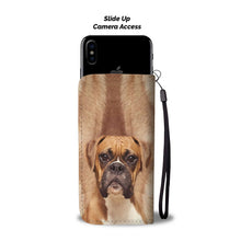 Load image into Gallery viewer, Boxer Dog Print Wallet Case-Free Shipping
