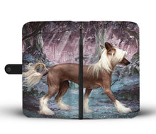 Load image into Gallery viewer, Chinese Crested Dog Print Wallet Case-Free Shipping