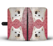 Load image into Gallery viewer, Cute American Eskimo Dog Print Wallet Case-Free Shipping