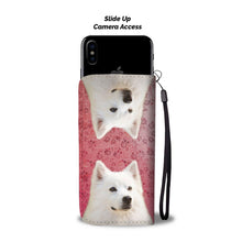 Load image into Gallery viewer, Cute American Eskimo Dog Print Wallet Case-Free Shipping