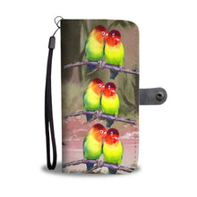 Load image into Gallery viewer, Cute LoveBird Print Wallet Case-Free Shipping
