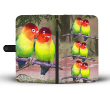Load image into Gallery viewer, Cute LoveBird Print Wallet Case-Free Shipping