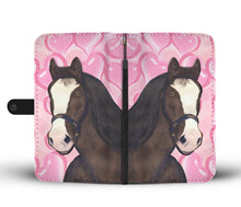 Load image into Gallery viewer, Clydesdale horse Print Wallet Case-Free Shipping
