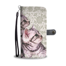 Load image into Gallery viewer, Cute American Shorthair Cat Print Wallet Case-Free Shipping