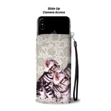 Load image into Gallery viewer, Cute American Shorthair Cat Print Wallet Case-Free Shipping