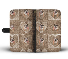 Load image into Gallery viewer, Bulldog In heart Print Wallet Case-Free Shipping