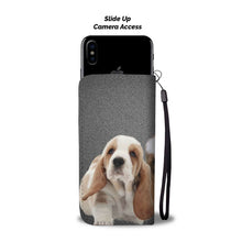 Load image into Gallery viewer, Cute Basset Hound Puppies Print Wallet Case-Free Shipping