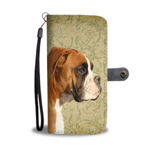 Load image into Gallery viewer, Boxer Dog Print Wallet Case- Free Shipping