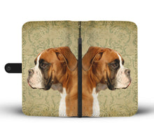 Load image into Gallery viewer, Boxer Dog Print Wallet Case- Free Shipping