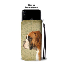 Load image into Gallery viewer, Boxer Dog Print Wallet Case- Free Shipping