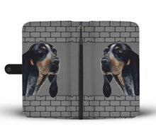 Load image into Gallery viewer, Cute Bluetick Coonhound Dog Printed on wall Wallet Case-Free Shipping