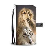Load image into Gallery viewer, Cute Afghan Hound Dog Print Wallet Case-Free Shipping