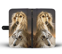 Load image into Gallery viewer, Cute Afghan Hound Dog Print Wallet Case-Free Shipping