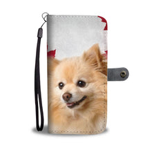 Load image into Gallery viewer, Cute Pomeranian Print Wallet Case- Free Shipping