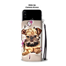 Load image into Gallery viewer, Cute Brussels Griffon Puppy Print Wallet Case-Free Shipping