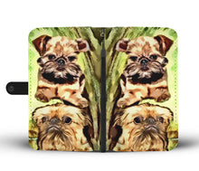 Load image into Gallery viewer, Cute Brussels Griffon Painted Wallet Case-Free Shipping