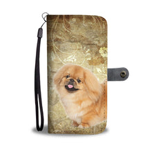 Load image into Gallery viewer, Cute Pekingese Dog Print Wallet Case- Free Shipping