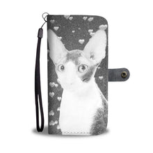 Load image into Gallery viewer, Cornish Rex Cat Print Wallet Case-Free Shipping