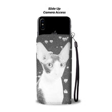 Load image into Gallery viewer, Cornish Rex Cat Print Wallet Case-Free Shipping
