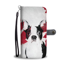 Load image into Gallery viewer, Cute Boston Terrier Print Wallet Case-Free Shipping