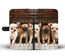 Load image into Gallery viewer, Chihuahua Puppies Print Wallet Case- Free Shipping
