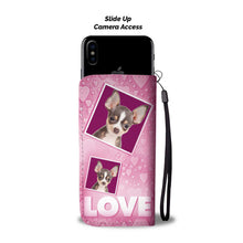 Load image into Gallery viewer, Chihuahua Dog with Love Print Wallet Case-Free Shipping