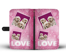 Load image into Gallery viewer, Cute Labrador retriever puppies with Love Print Wallet Case-Free Shipping