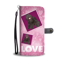 Load image into Gallery viewer, Bouvier des Flandres Dog with Love Print Wallet Case-Free Shipping