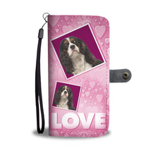 Load image into Gallery viewer, Cavalier King Charles Spaniel with Love Print Wallet Case-Free Shipping