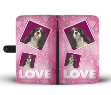 Load image into Gallery viewer, Cavalier King Charles Spaniel with Love Print Wallet Case-Free Shipping