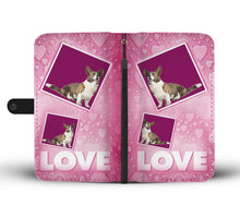 Load image into Gallery viewer, Cardigan Welsh Corgi with Love Print Wallet Case-Free Shipping