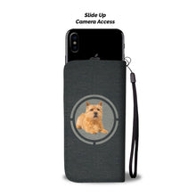 Load image into Gallery viewer, Cute Norwich Terrier In Circle Print Wallet Case-Free Shipping