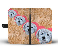 Load image into Gallery viewer, Cute Havanese Dog In Heart Print Wallet Case-Free Shipping