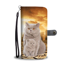 Load image into Gallery viewer, British Shorthair Cat Print Wallet Case- Free Shipping