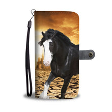 Load image into Gallery viewer, Clydesdale Horse Print Wallet Case- Free Shipping