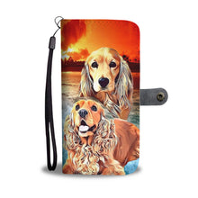 Load image into Gallery viewer, Cute English Cocker Spaniel Print Wallet Case- Free Shipping