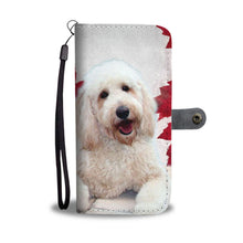 Load image into Gallery viewer, Cute Goldendoodle Print Wallet Case- Free Shipping